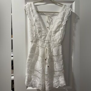 NWT Selfie Leslie White Lace Dress